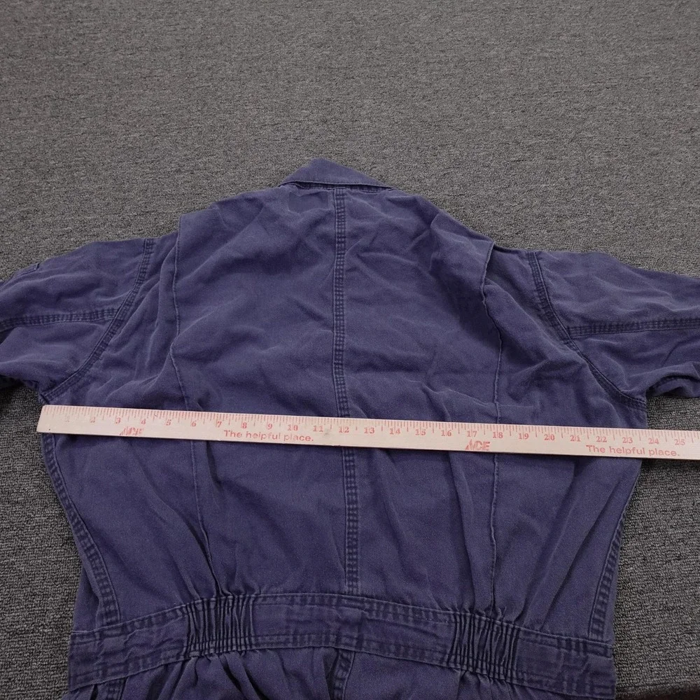 Lapco FR Coveralls Mens Large Regular Blue Cotton Twill Flame Resistant Workwear